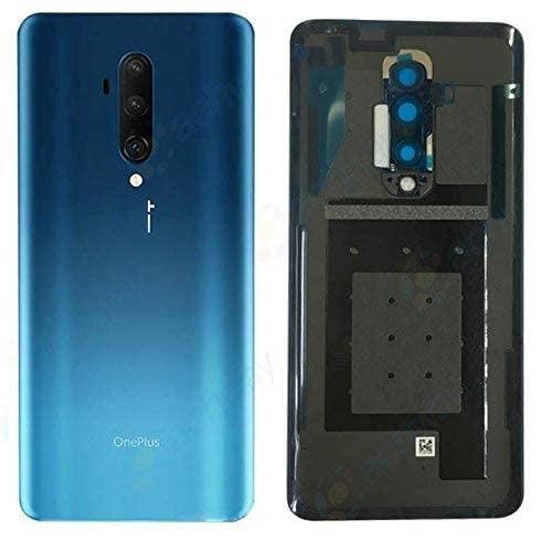 Back Glass Panel for Oneplus 7T Pro Blue with Camera Lens Module and Self Adhesive Tape - EGFix Back Glass Panel for Oneplus 7T Pro Blue with Camera Lens Module and Self Adhesive Tape - EGFix